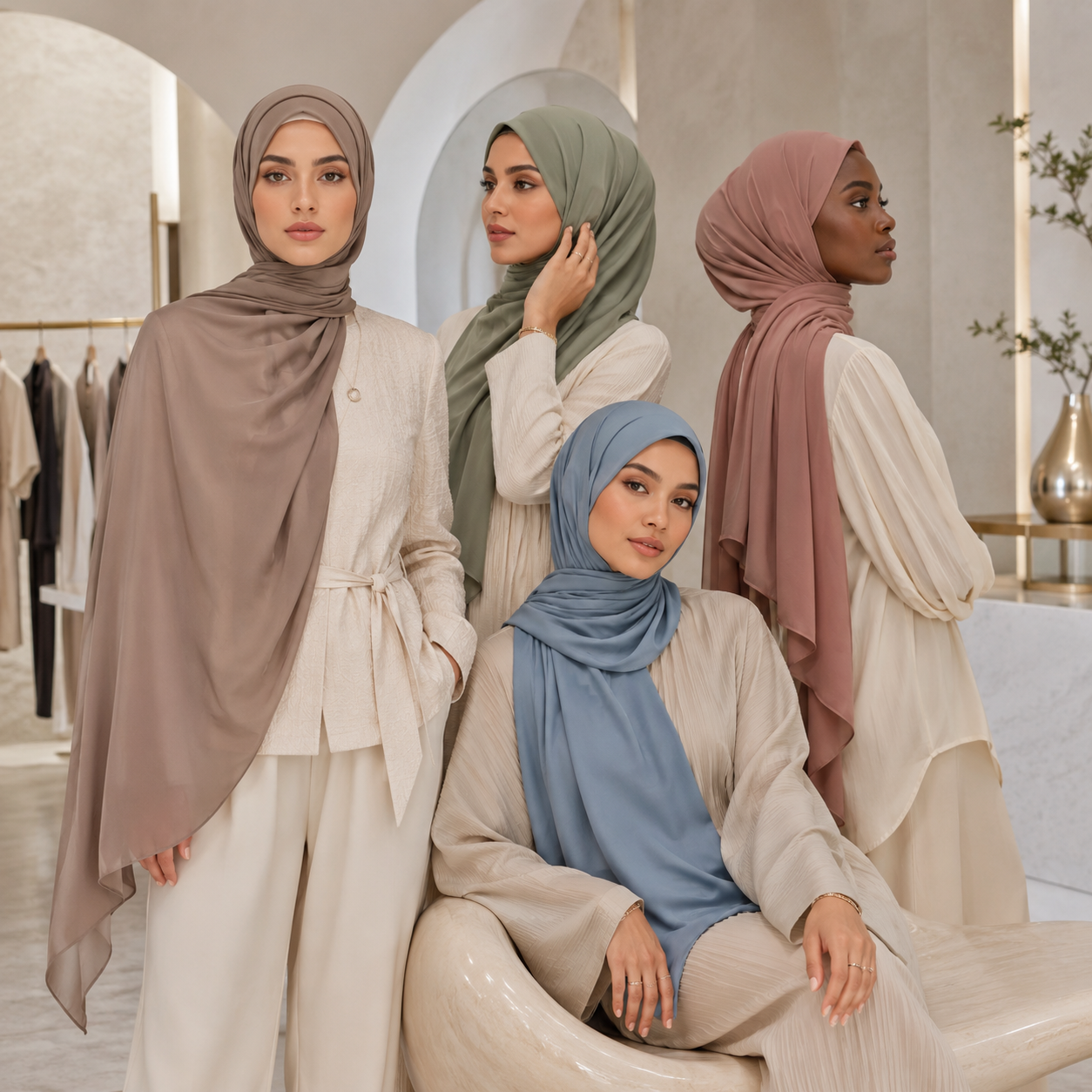 modern and traditional hijab collection for confidence and ease.