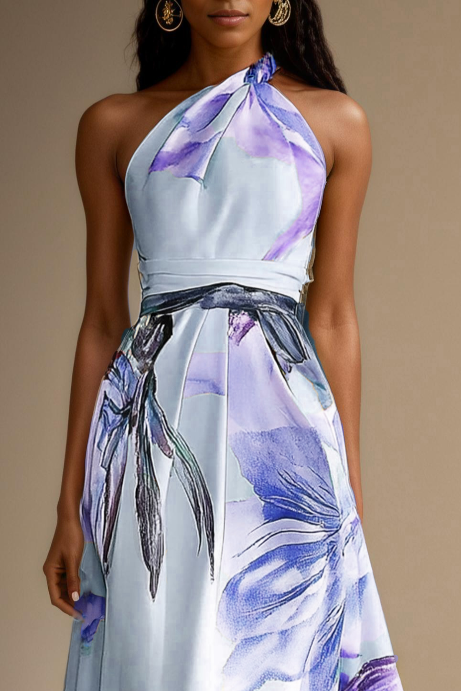 One-Shoulder Maxi Dress for Weddings & Special Occasions