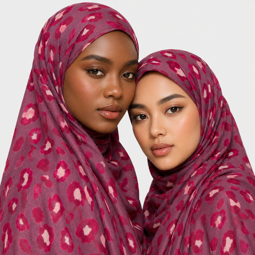 Printed Hijab - Love