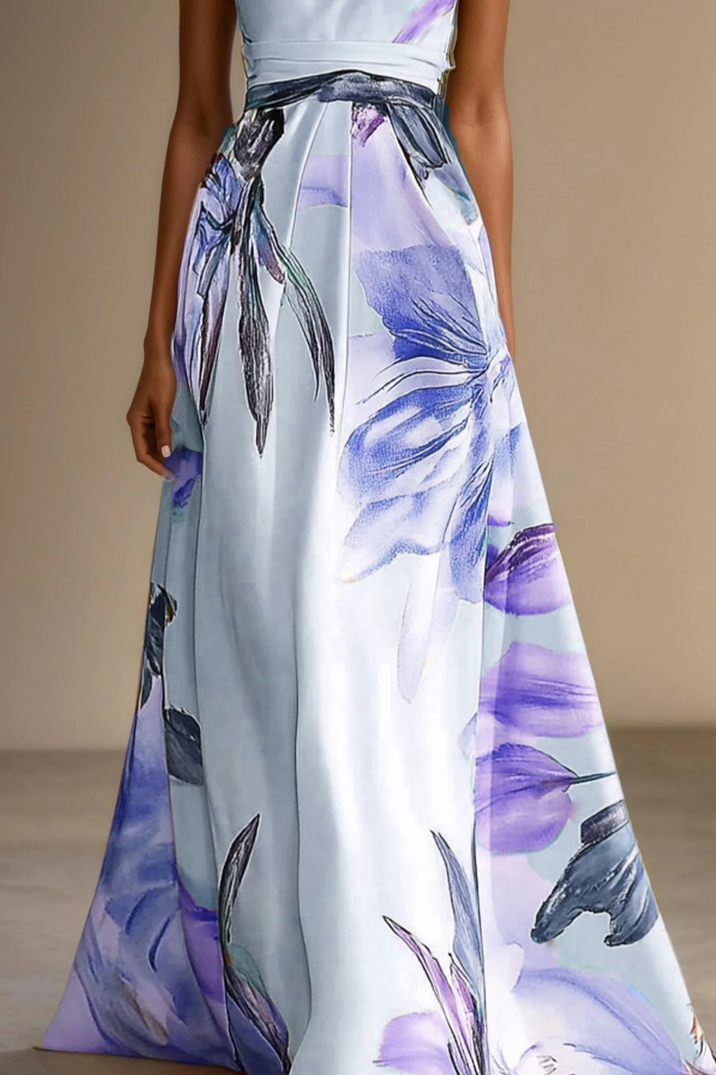 One-Shoulder Maxi Dress for Weddings & Special Occasions