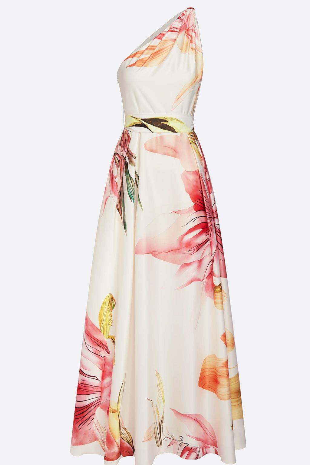 One-Shoulder Maxi Dress for Weddings & Special Occasions