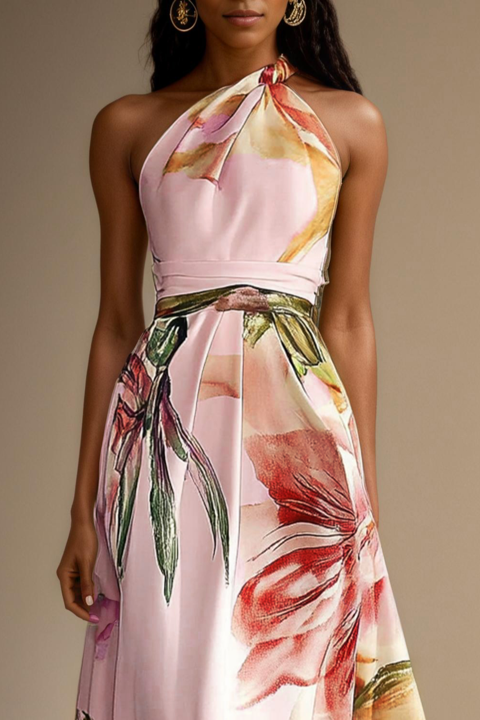 One-Shoulder Maxi Dress for Weddings & Special Occasions