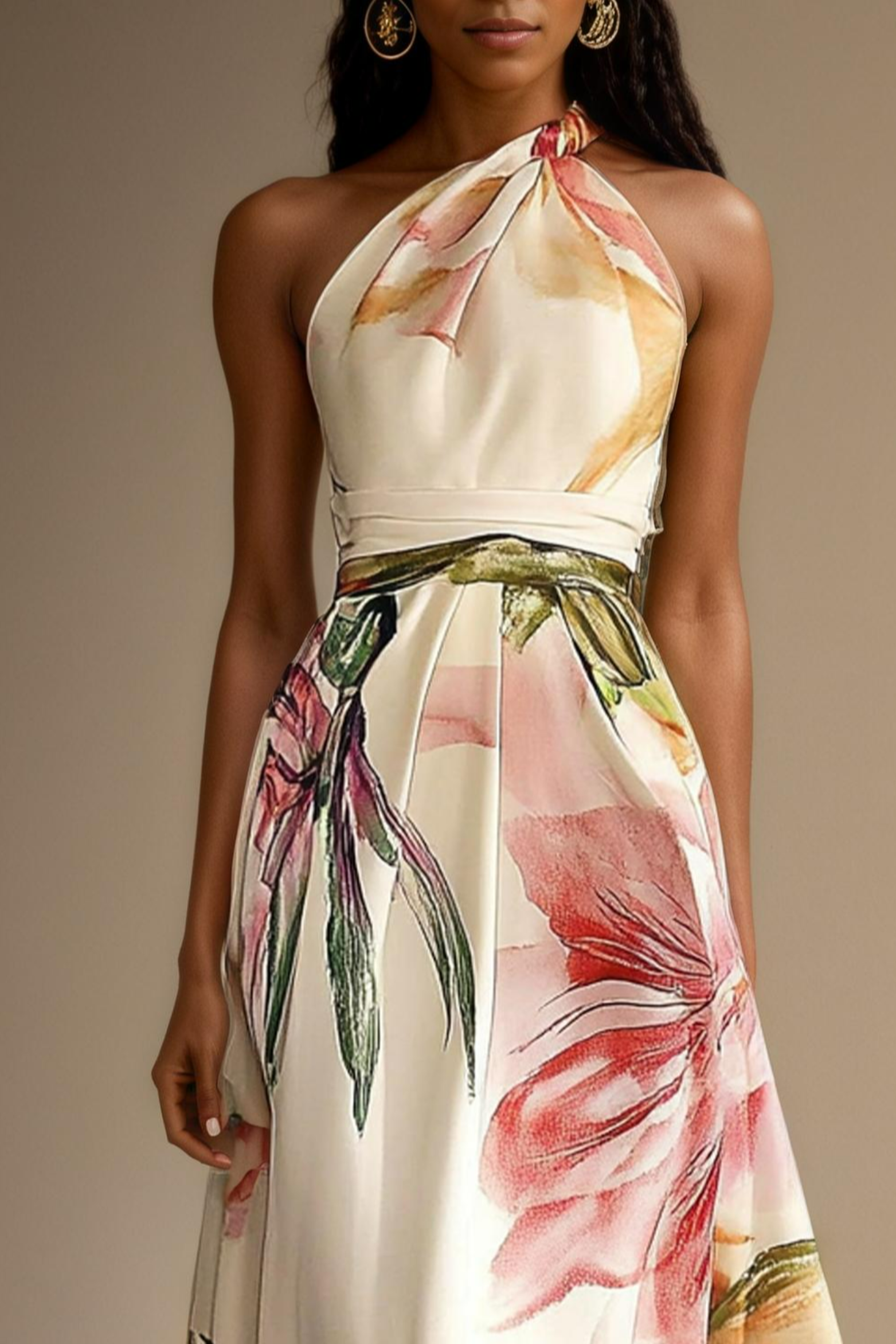One-Shoulder Maxi Dress for Weddings & Special Occasions