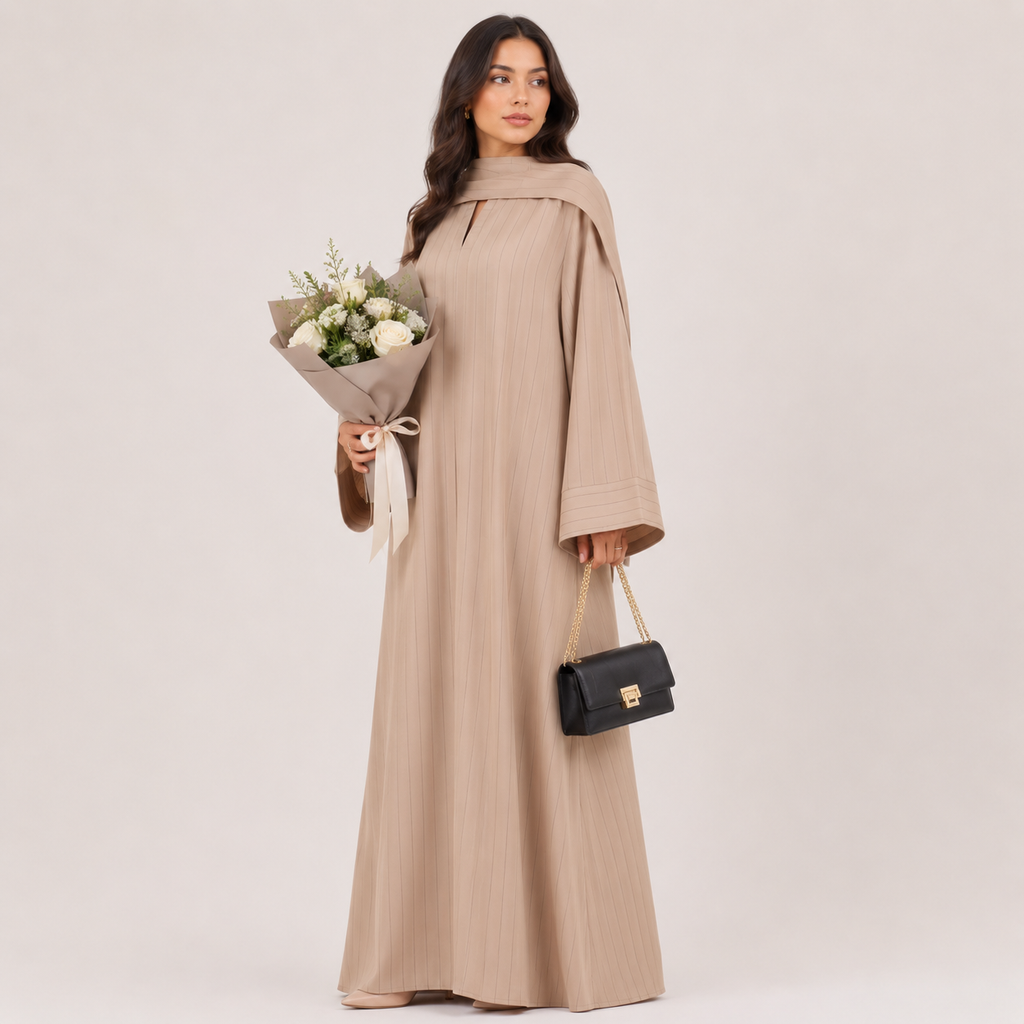 Elegant Dubai Kaftan Abaya Long Maxi Dress