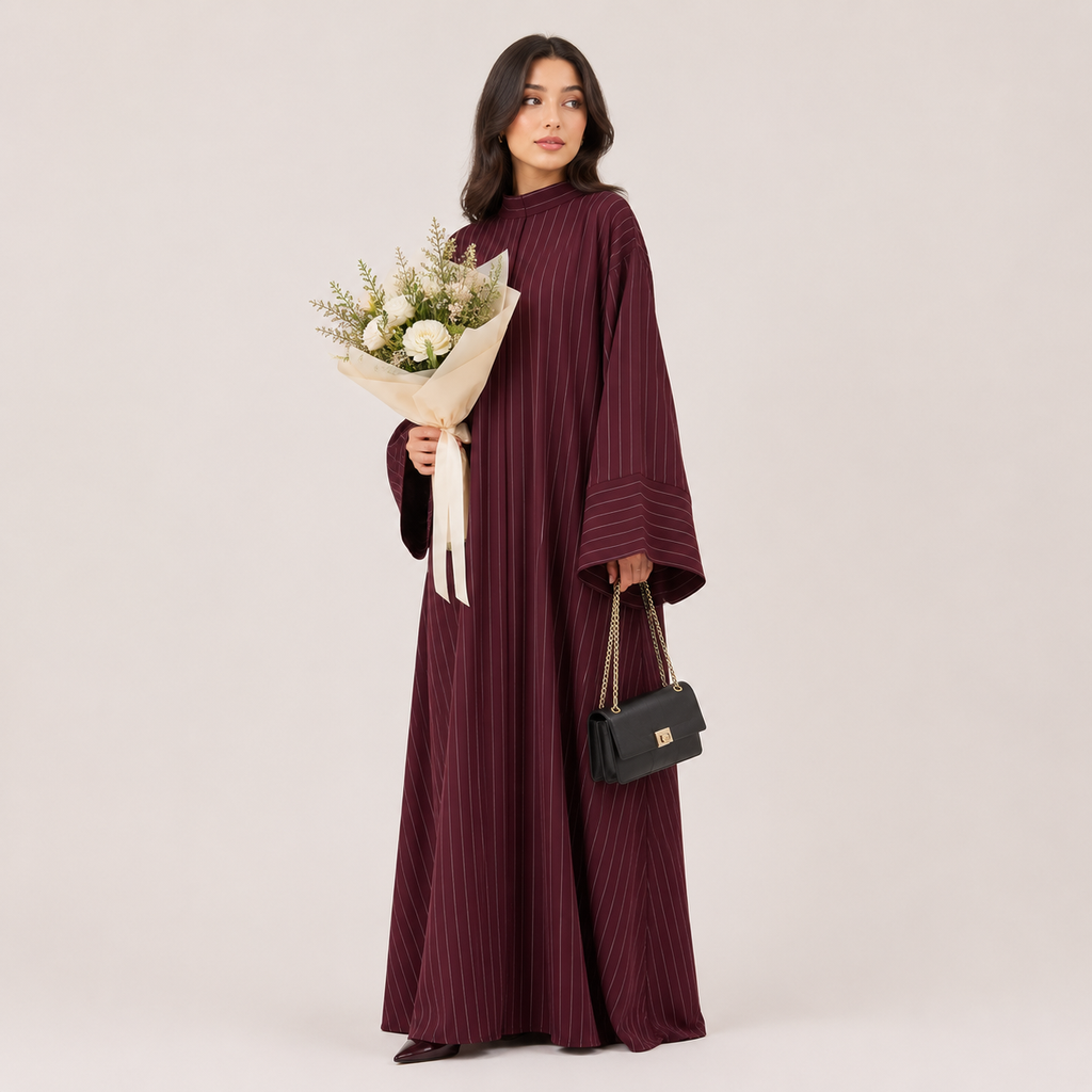 Elegant Dubai Kaftan Abaya Long Maxi Dress