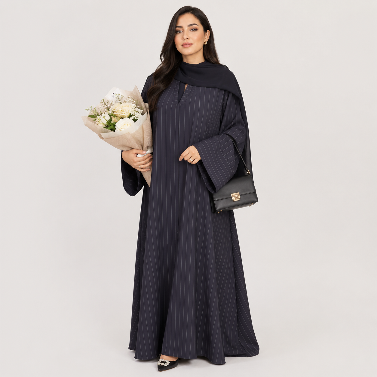 Elegant Dubai Kaftan Abaya Long Maxi Dress