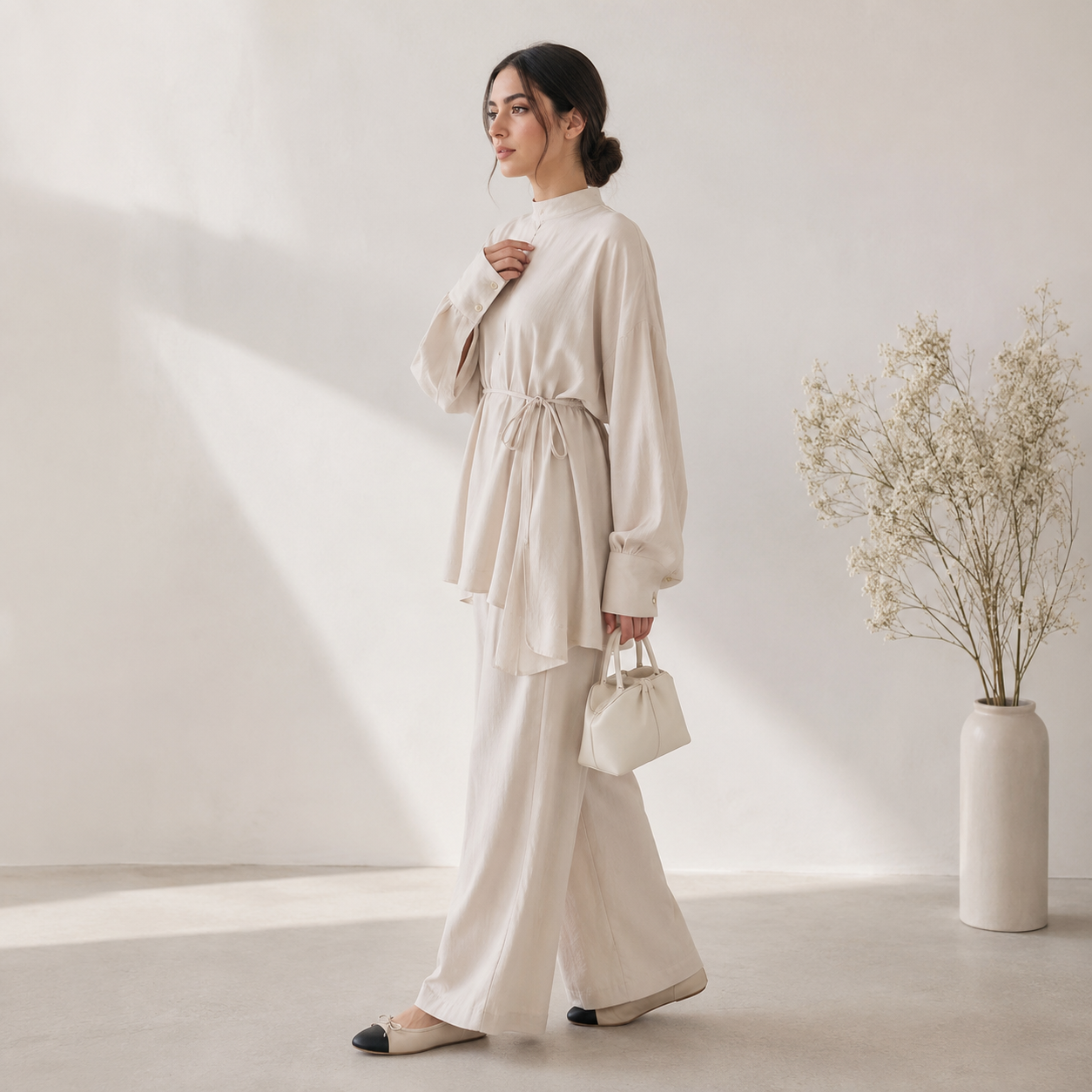 Premium Full-Length Modest Top and Pants Set