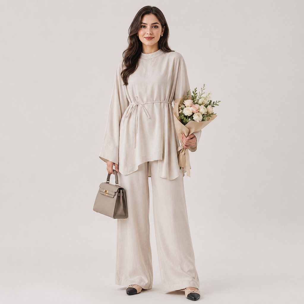 Premium Full-Length Modest Top and Pants Set
