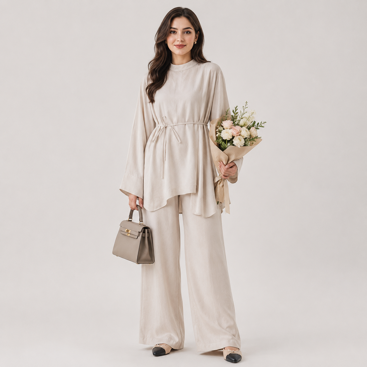 Premium Full-Length Modest Top and Pants Set