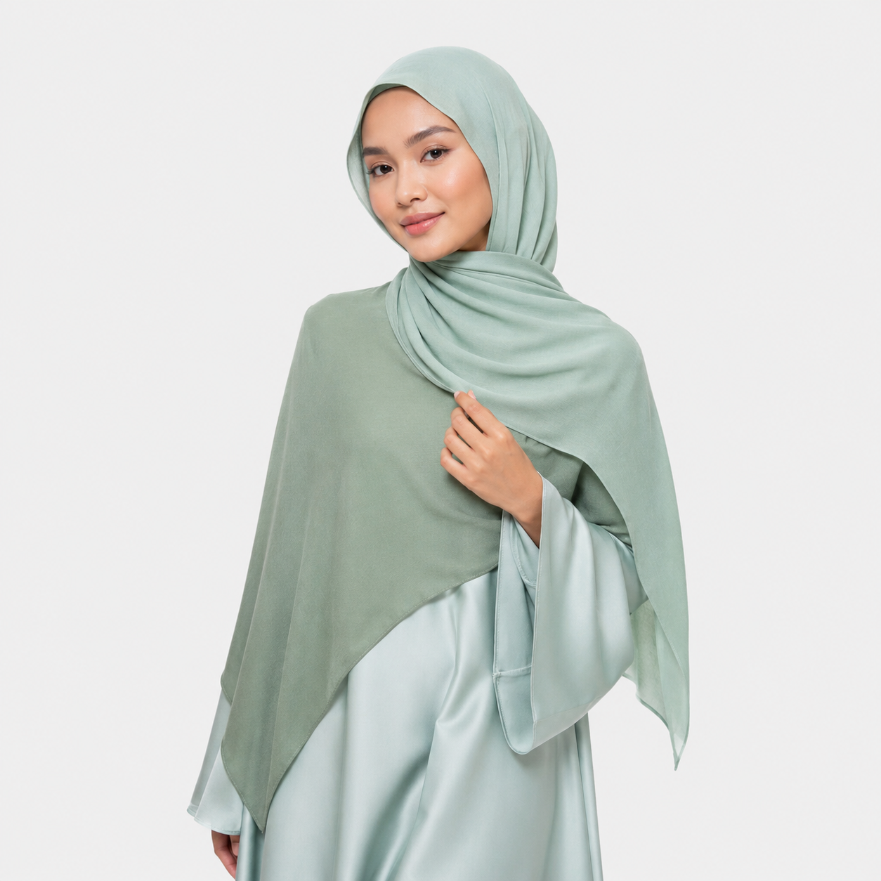 Ombre Modal Hijab – Lagoon Reef Gradient