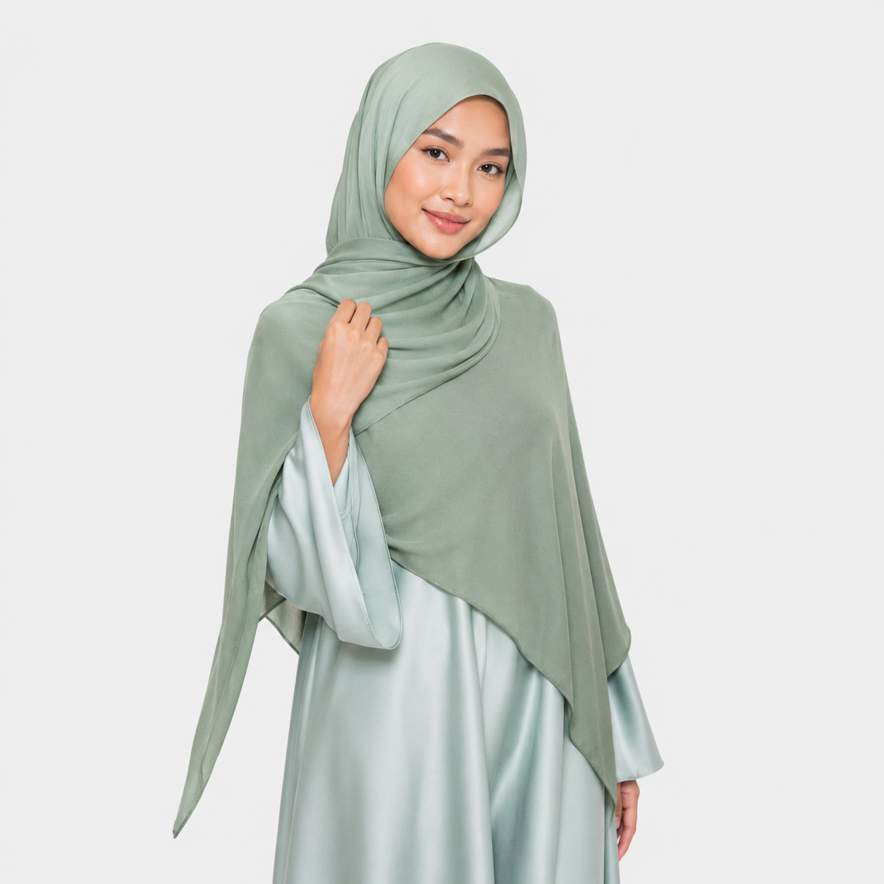 Ombre Modal Hijab – Lagoon Reef Gradient