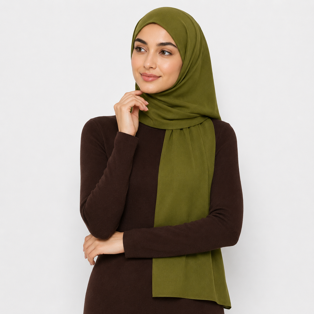 Modal Hijab – Forest Green