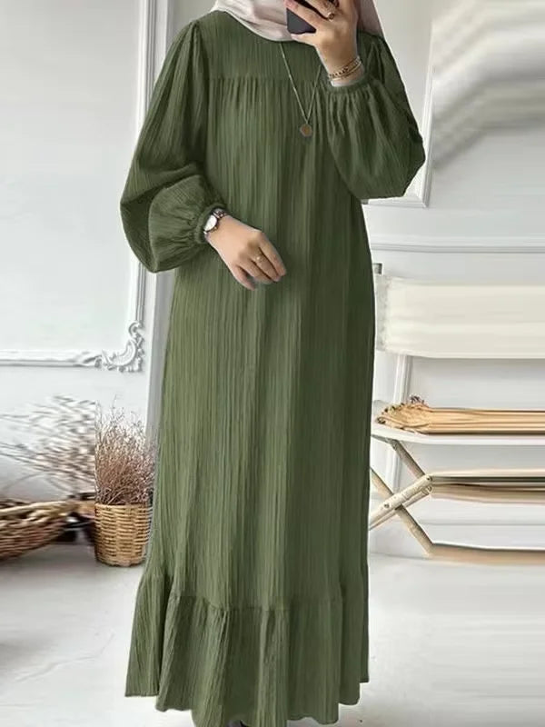 Arabian Modest Prayer Clothing Set – Elegant Long Sleeve Islamic Outfit