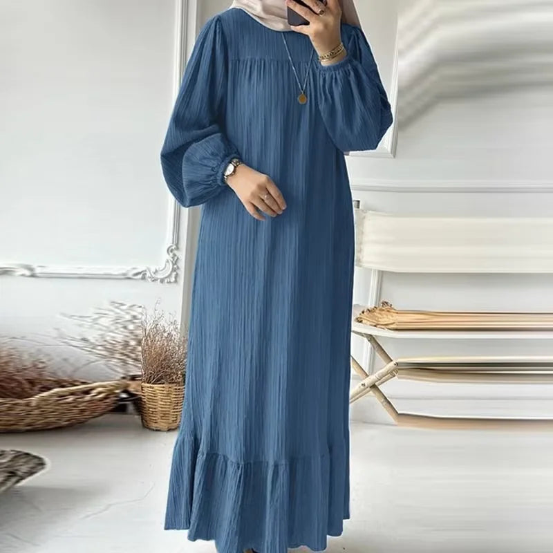 Arabian Modest Prayer Clothing Set – Elegant Long Sleeve Islamic Outfit