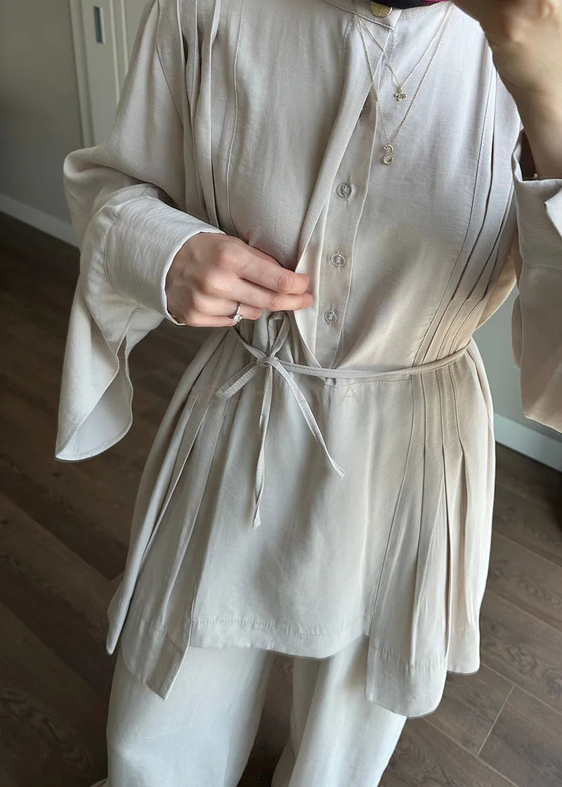 Premium Full-Length Modest Top and Pants Set