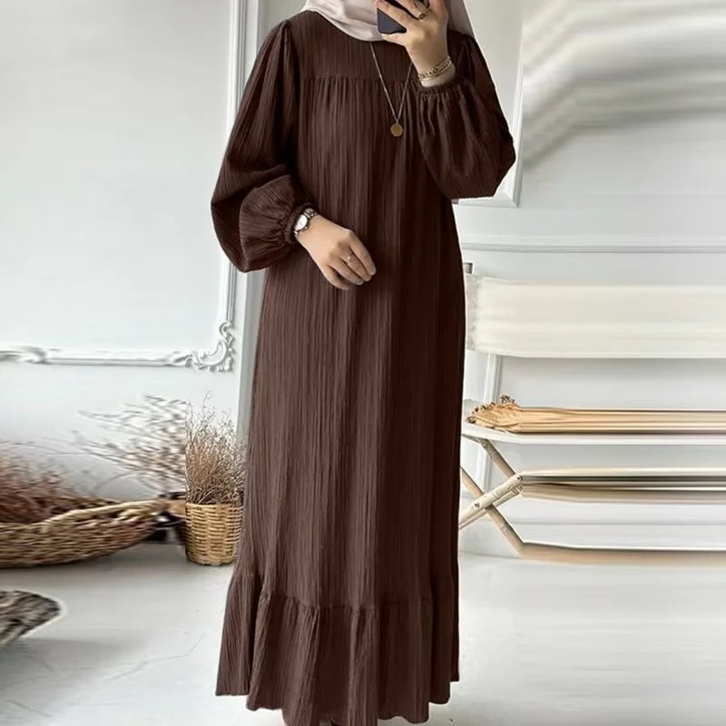 Arabian Modest Prayer Clothing Set – Elegant Long Sleeve Islamic Outfit