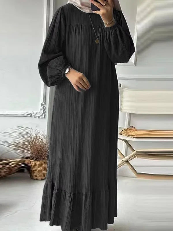 Arabian Modest Prayer Clothing Set – Elegant Long Sleeve Islamic Outfit