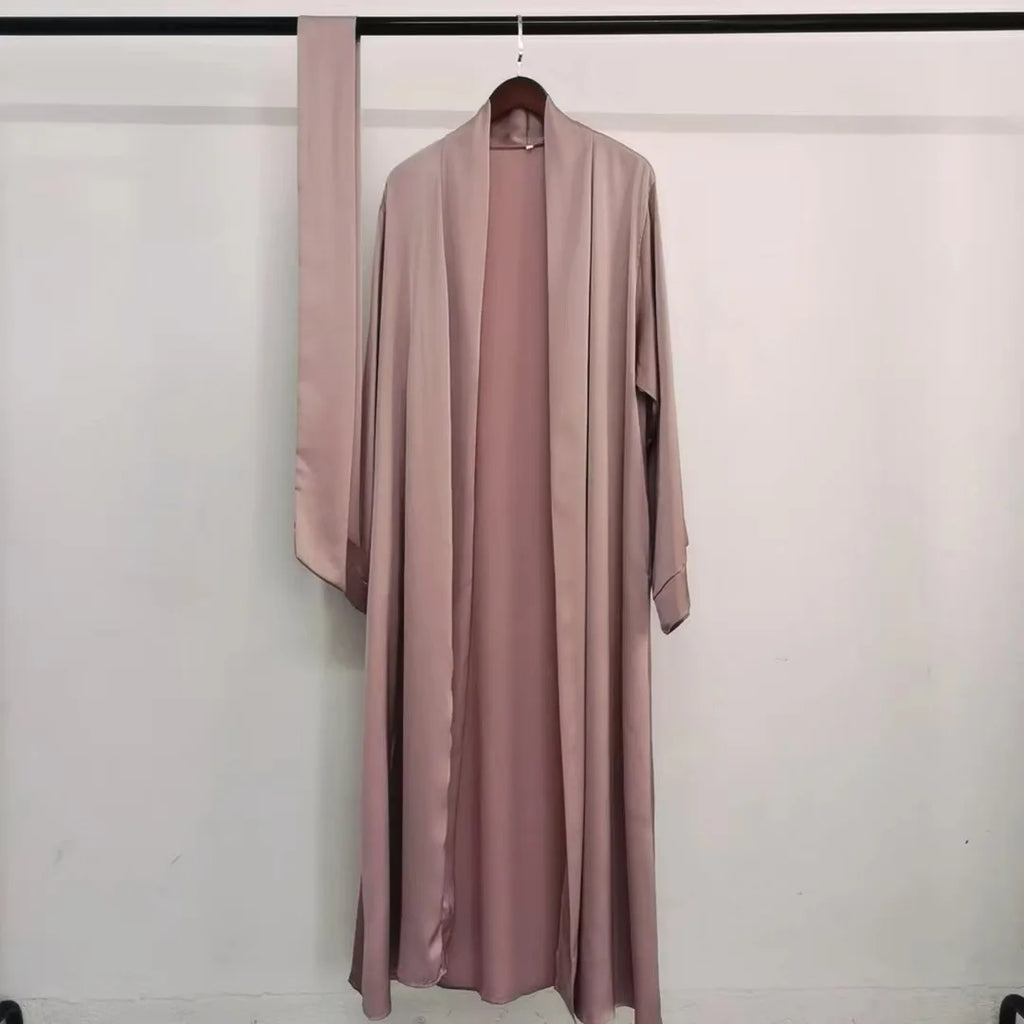 Open Front Long Abaya Cardigan