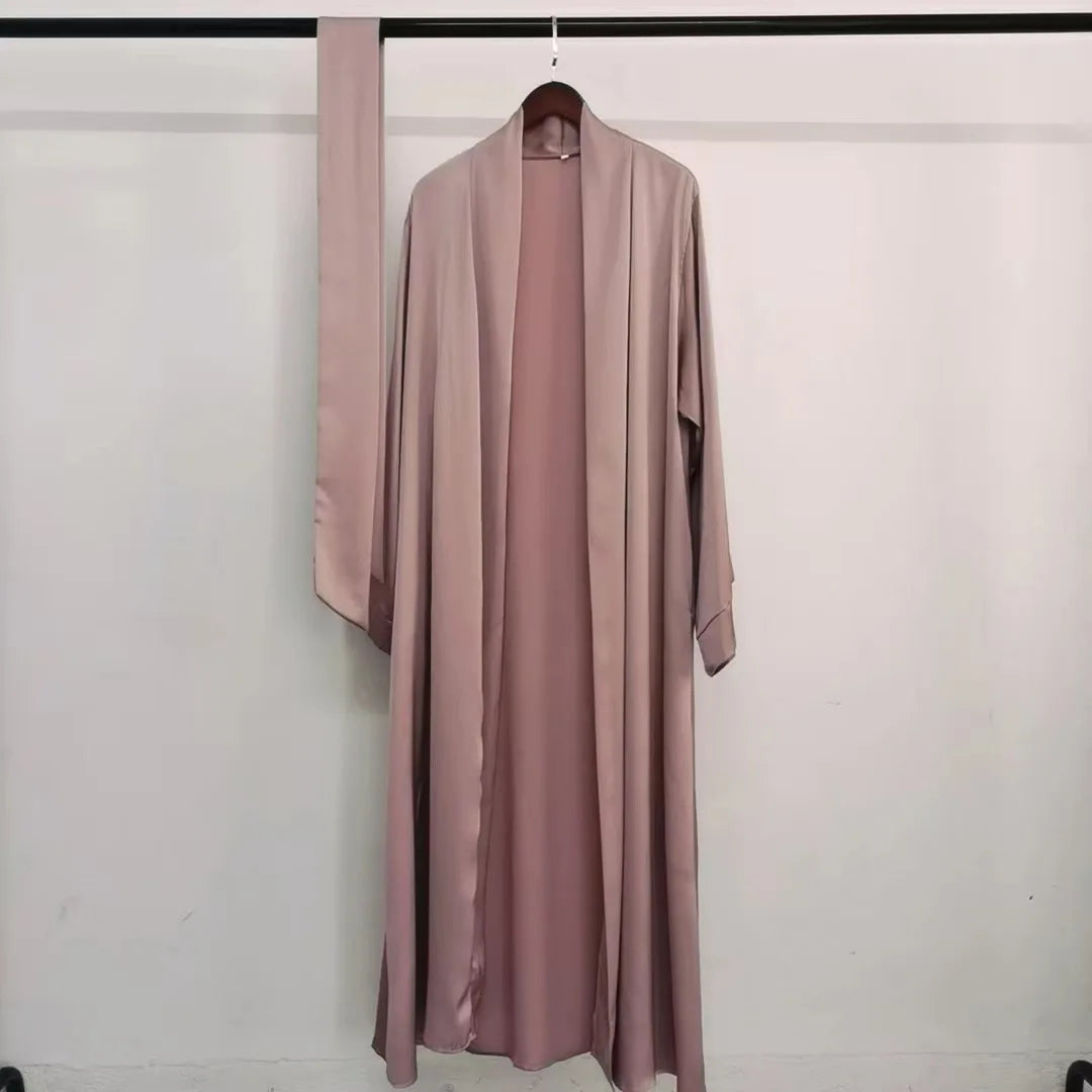 Open Front Long Abaya Cardigan