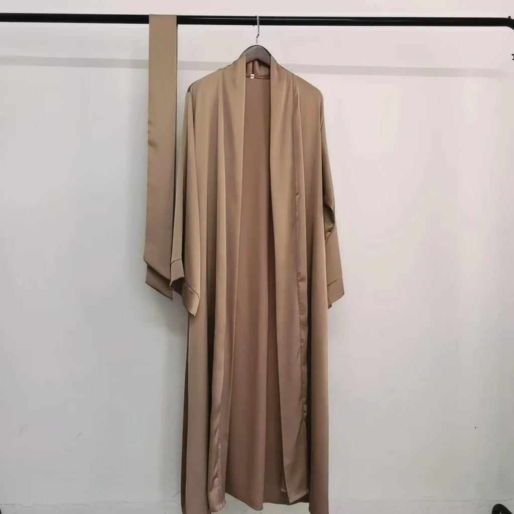 Open Front Long Abaya Cardigan
