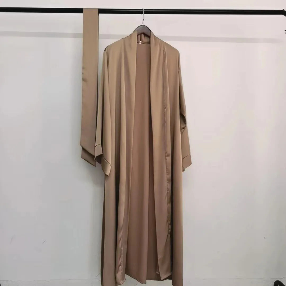 Open Front Long Abaya Cardigan