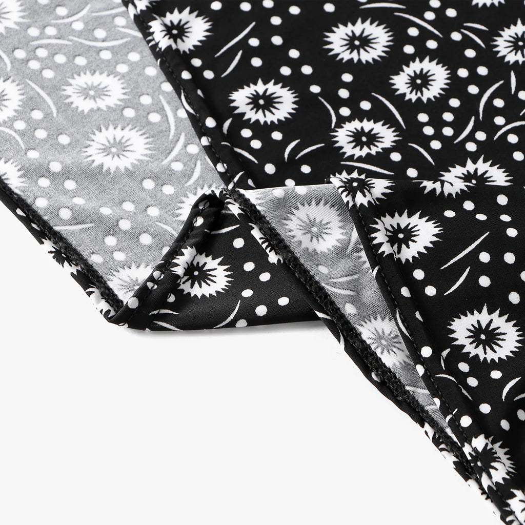 Printed One-Piece Prayer Abaya Dress