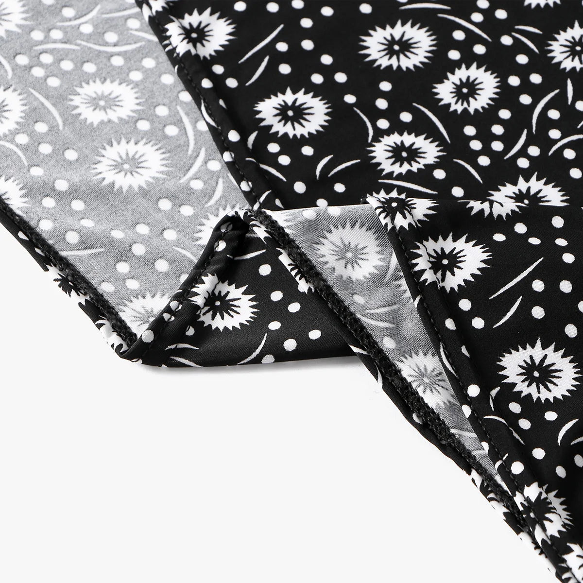 Printed One-Piece Prayer Abaya Dress