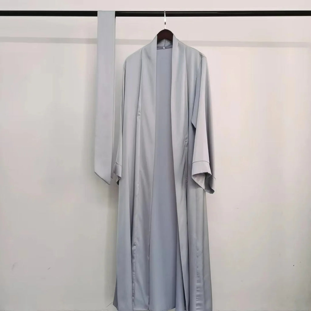 Open Front Long Abaya Cardigan