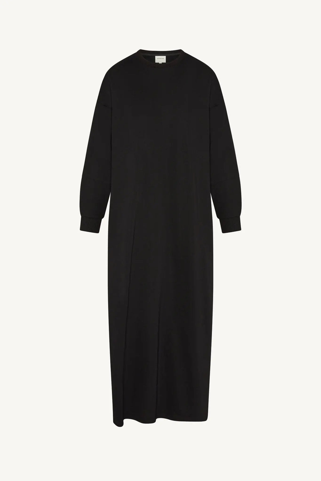 Black dress on a white background
