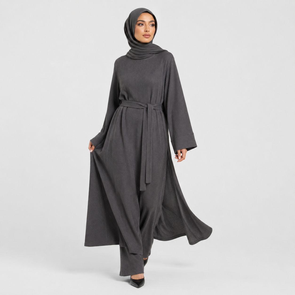 Iron Knit Maxi Dress with Relaxed Fit