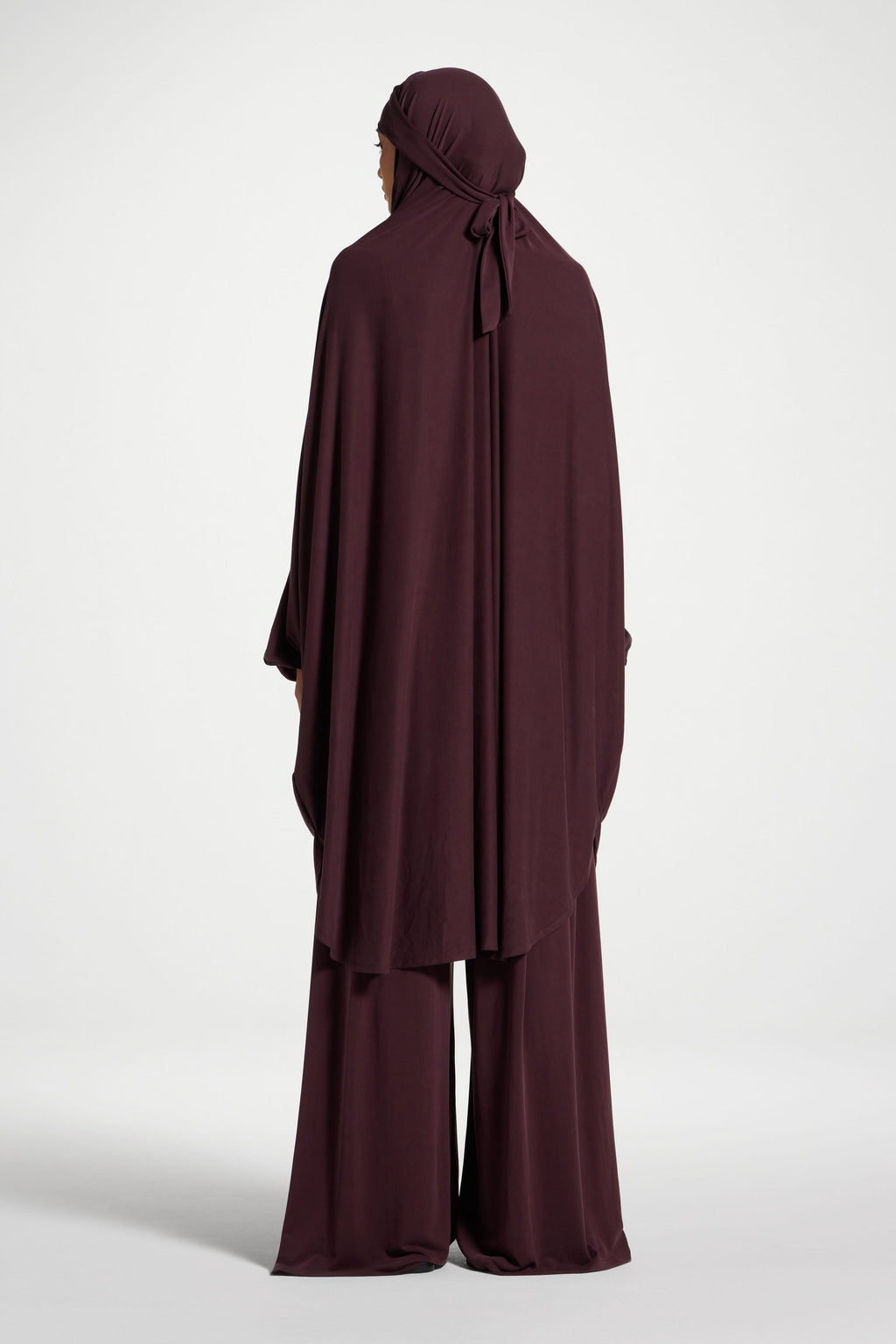 Plum Soft Two-Piece Prayer Set for Everyday Wear