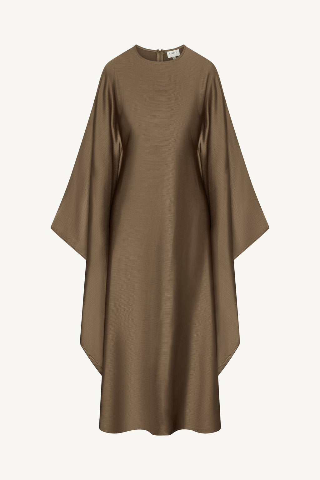 Brown Abaya with Butterfly Detailing