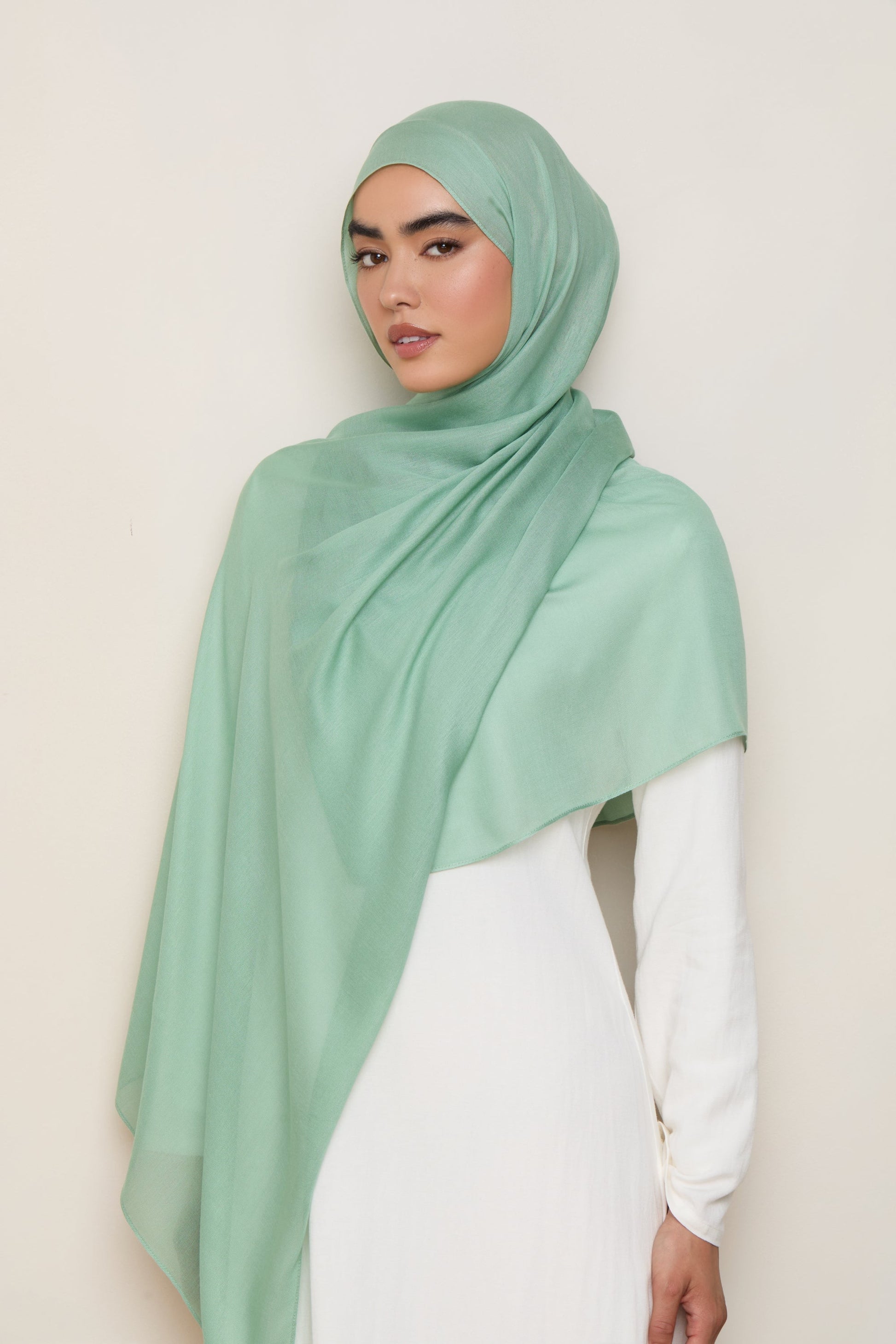 Modal Hijab - Lagoon Green