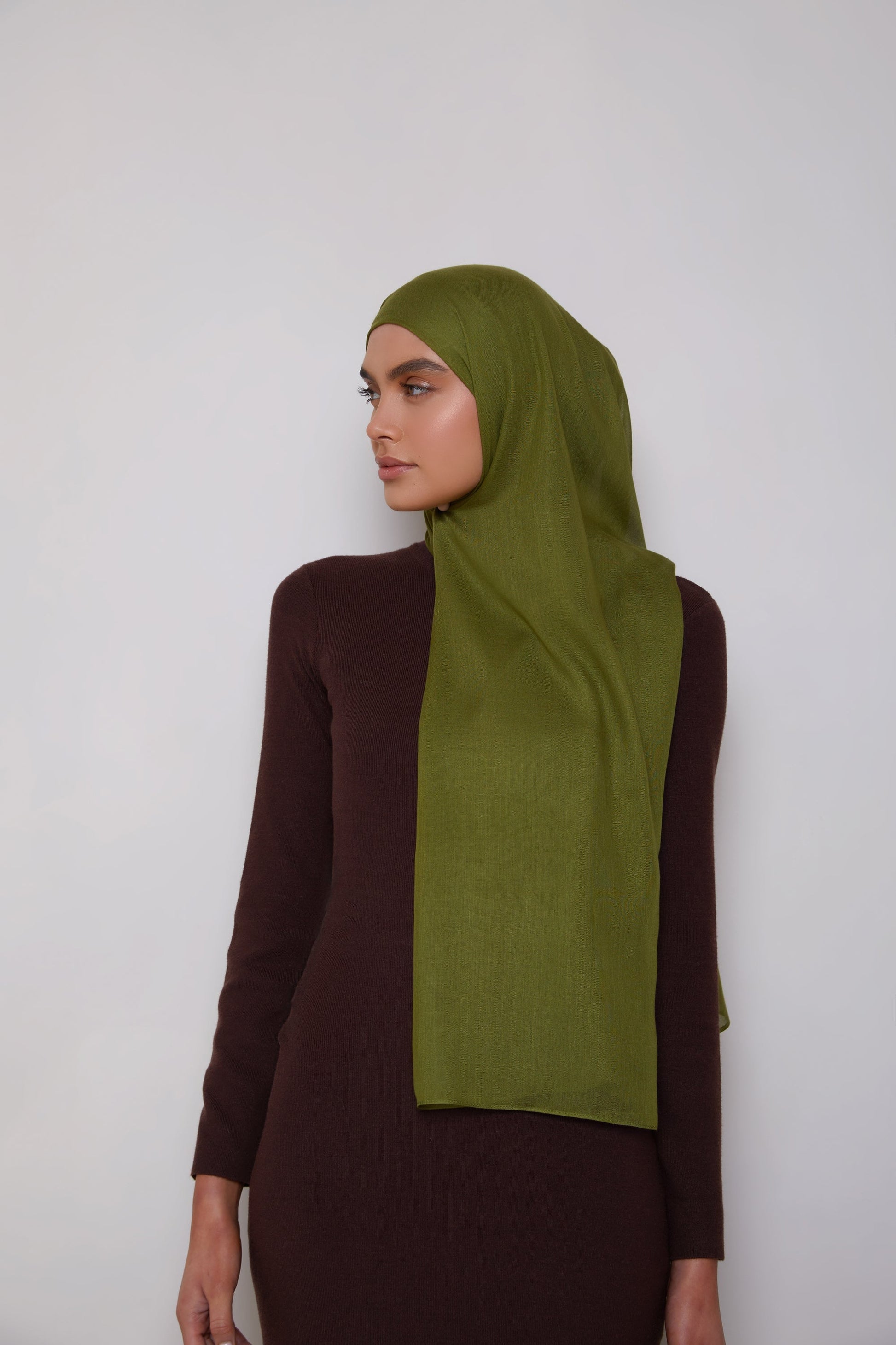 Modal Hijab – Forest Green