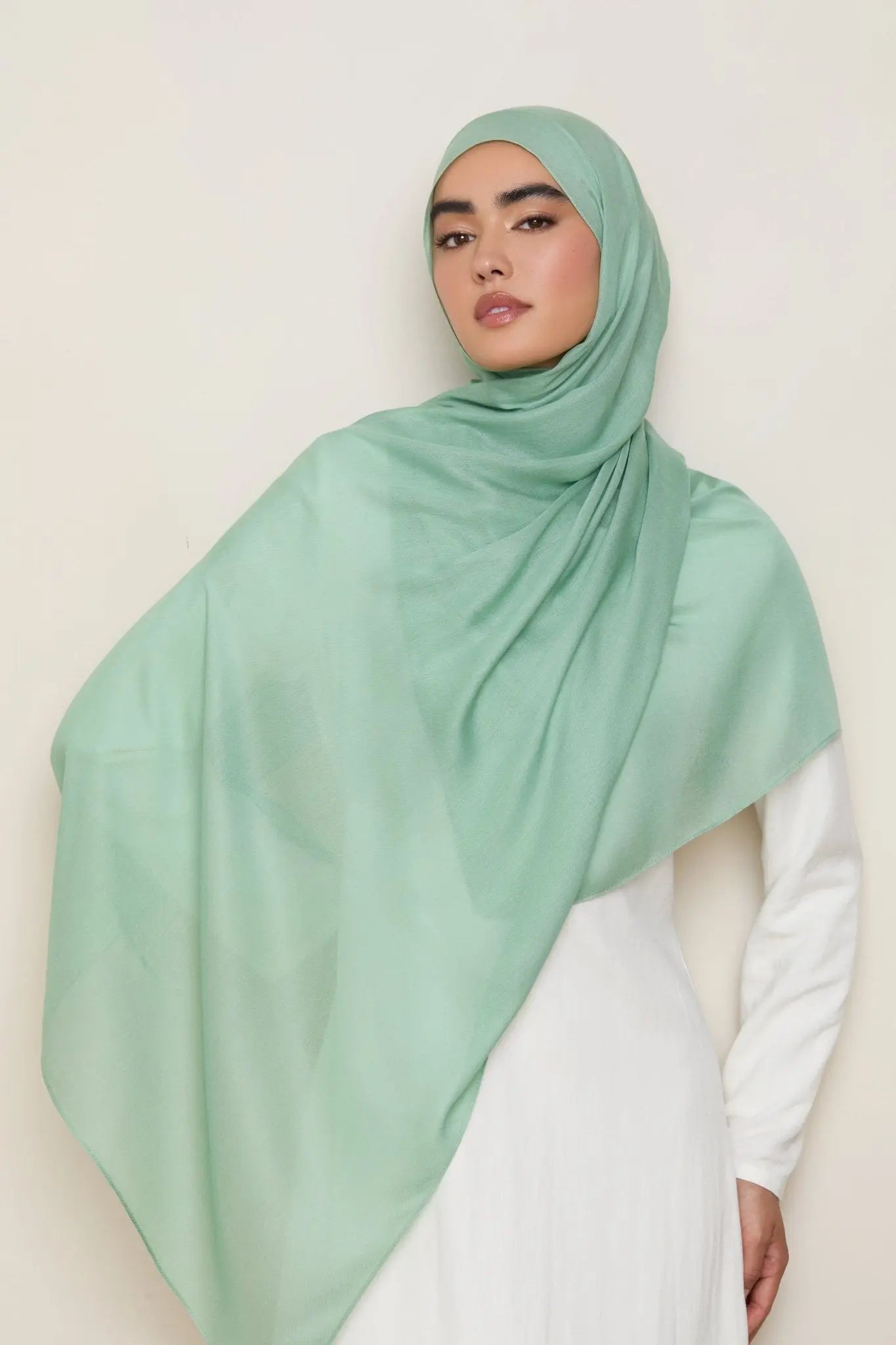 Modal Hijab - Lagoon Green - Mahara Atelier