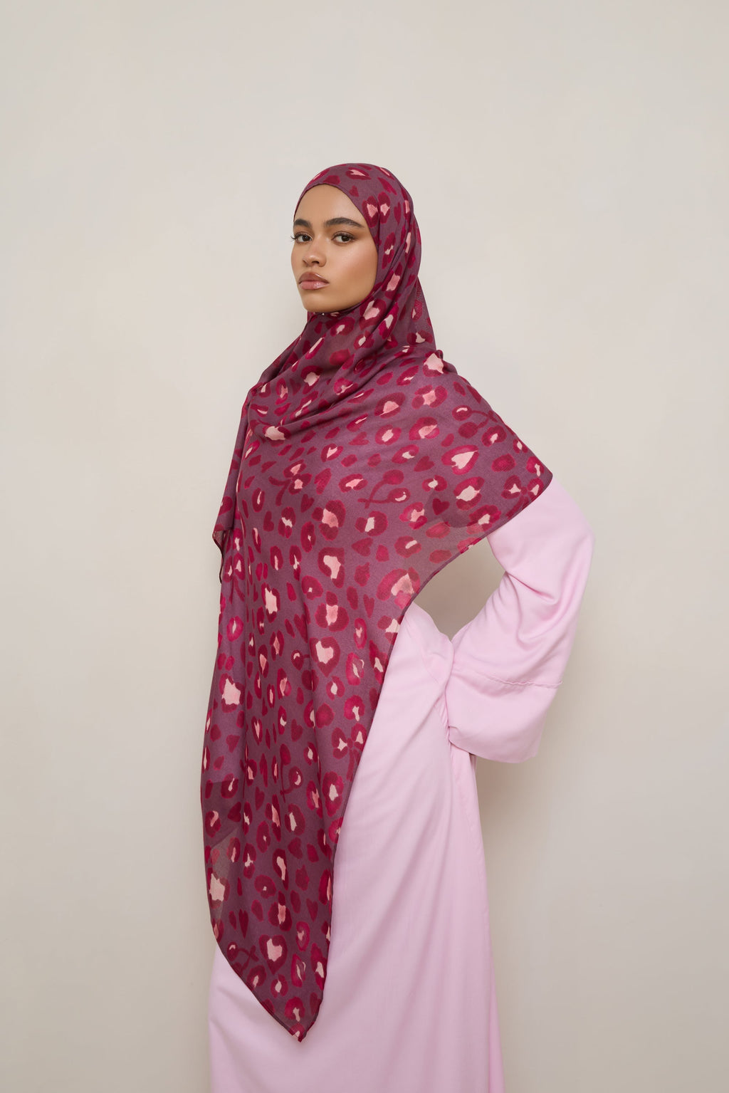 Printed Hijab - Love