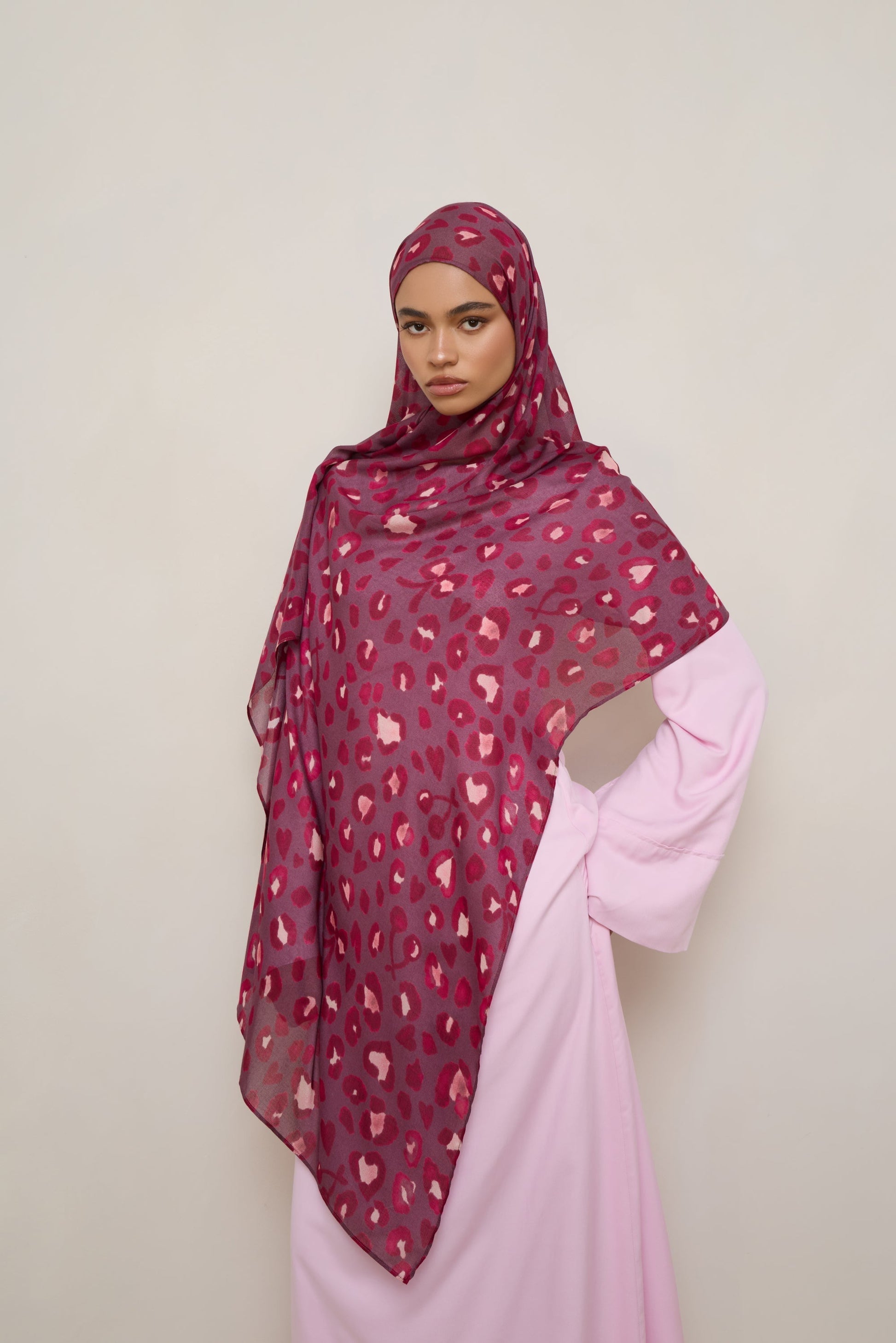 Printed Hijab - Love