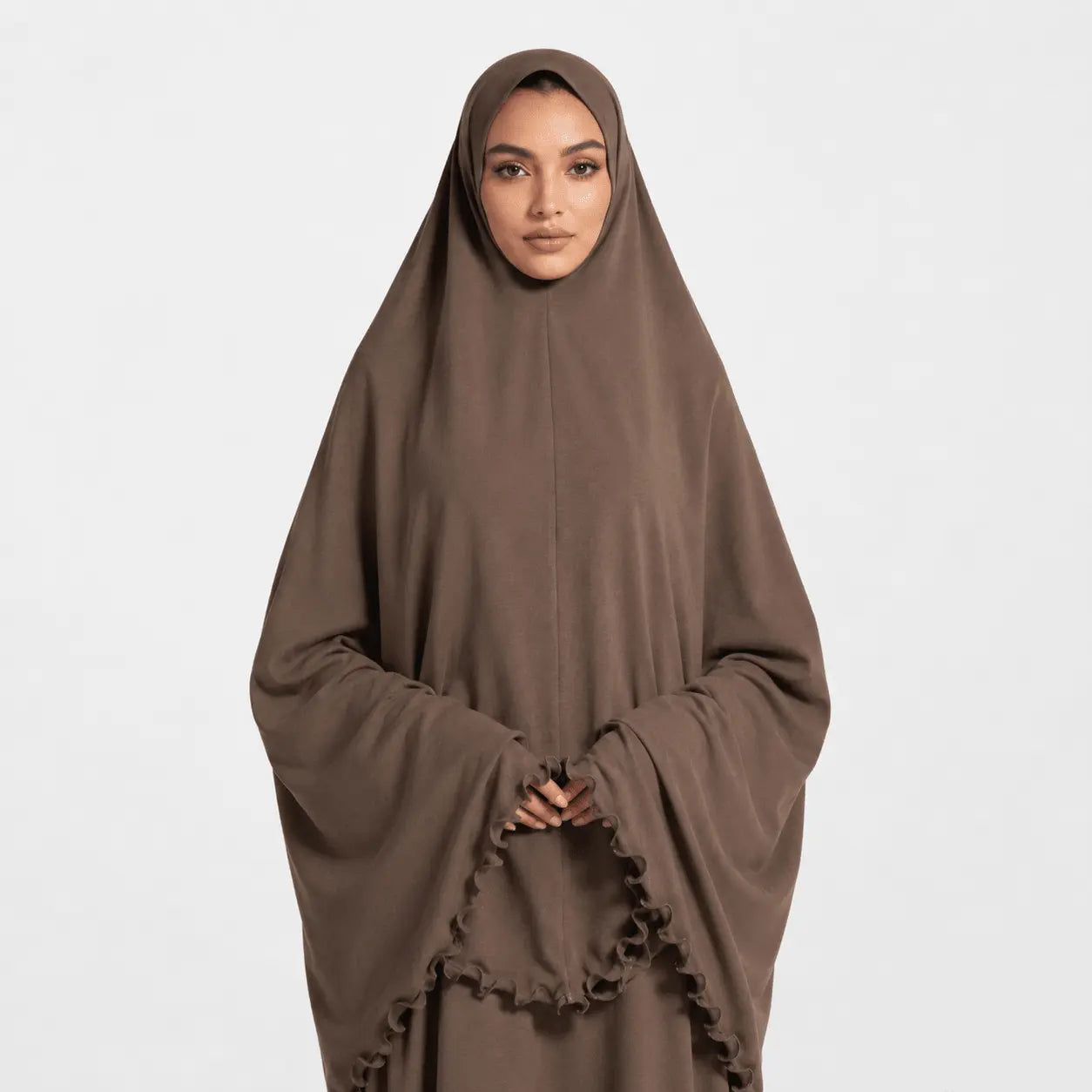 Ruffle Jersey Prayer Set - Boulder - Mahara Atelier