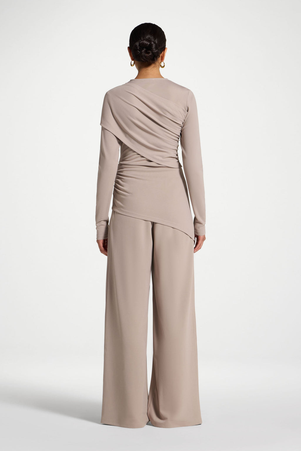 Tencel Wrap Top Green