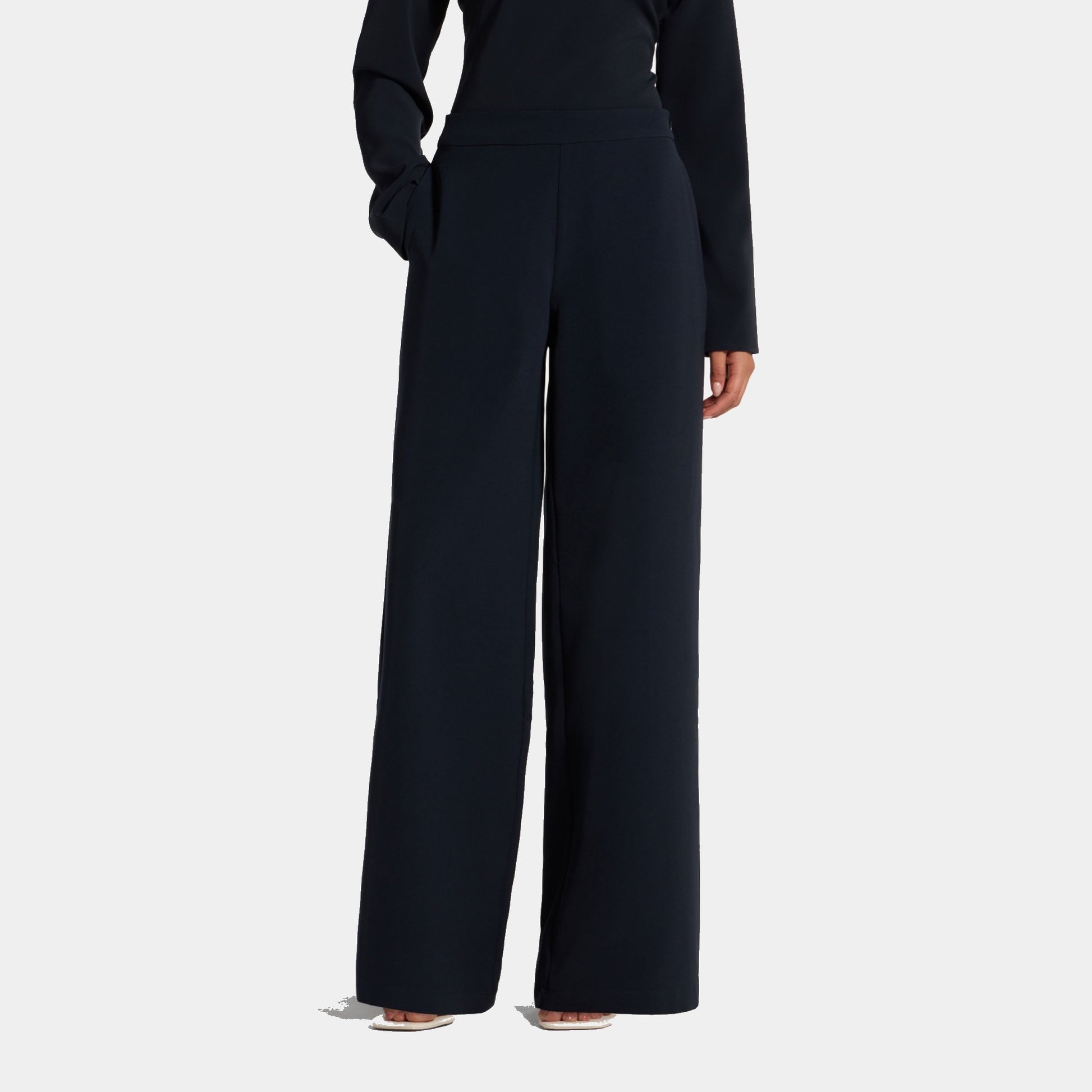 Women's Wide Leg Pants in Navy